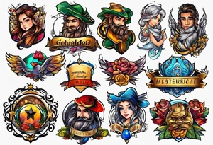 Children and grandchildren names tattoo on my forearm tattoo idea
