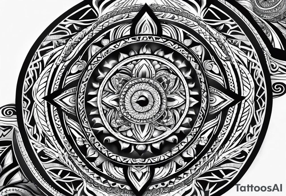 Maori para continuar otro maori tattoo idea