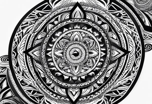 Maori para continuar otro maori tattoo idea