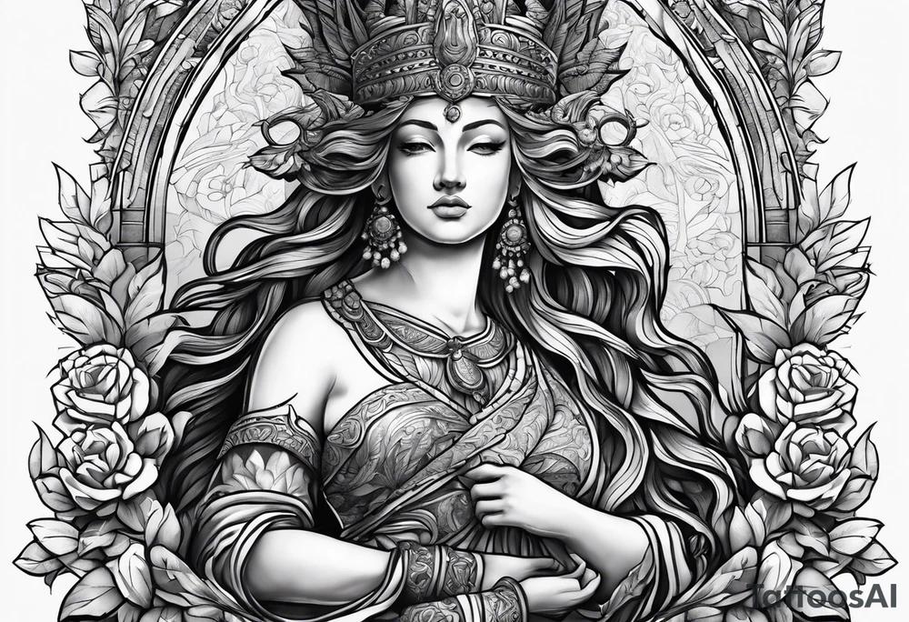 Zerbrochene statue tattoo idea