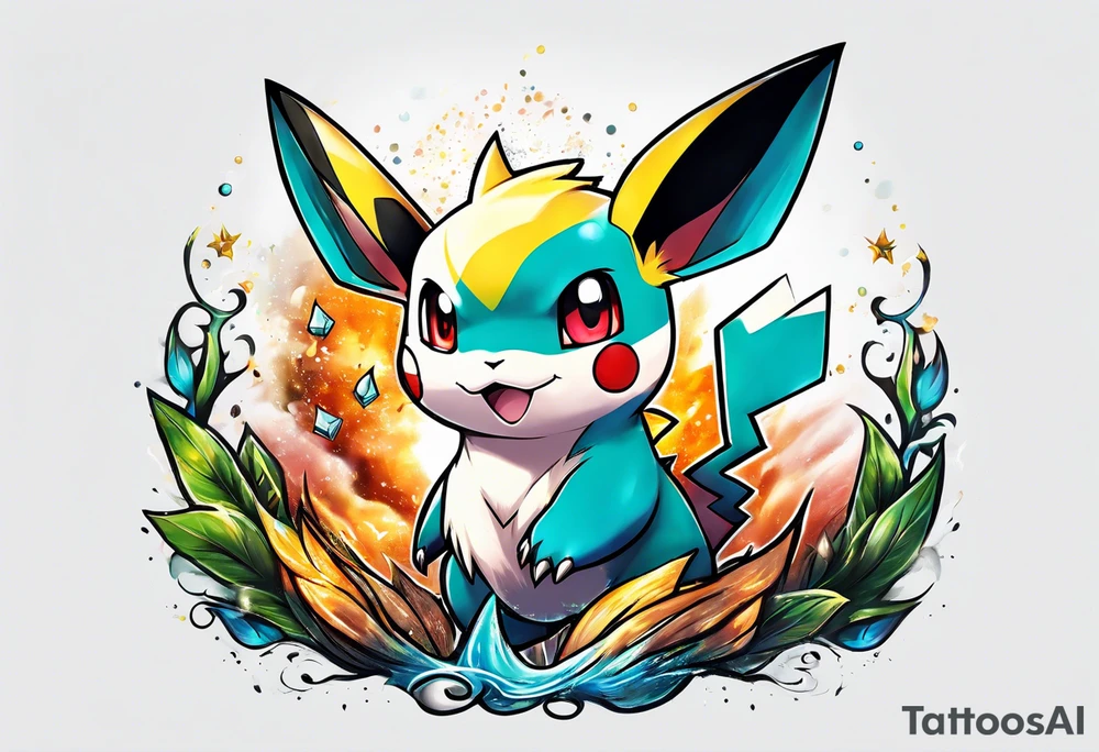 pokemon tattoo design tattoo idea