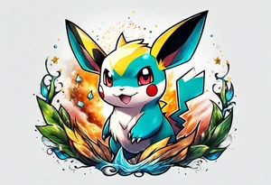pokemon tattoo design tattoo idea