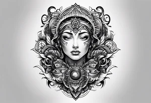 Reincarnation forearm tattoo minimalism tattoo idea