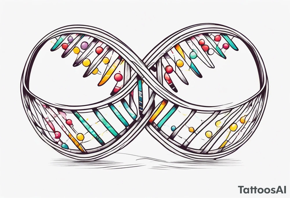 Dna strand tattoo idea