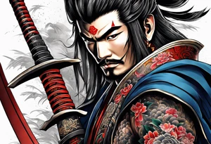 Samurai tattoo idea
