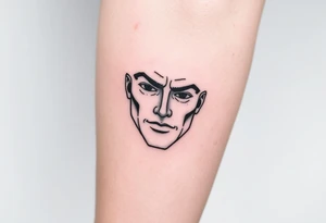 poker face tattoo idea