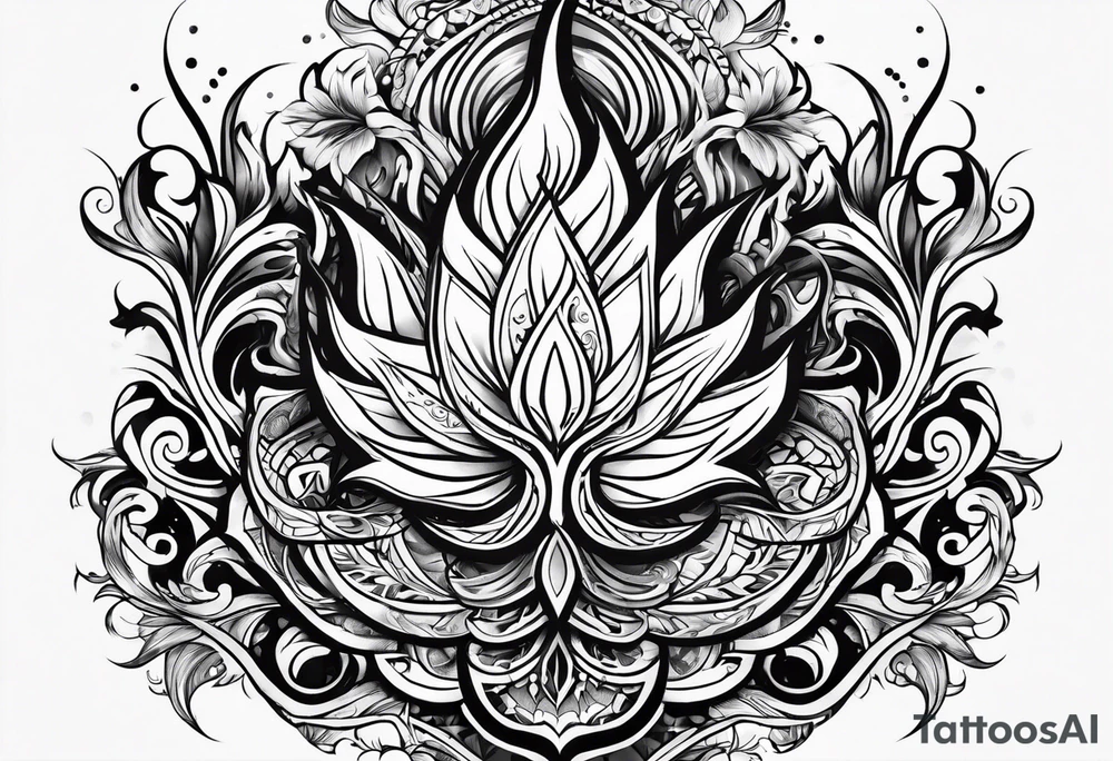 flames tattoo idea