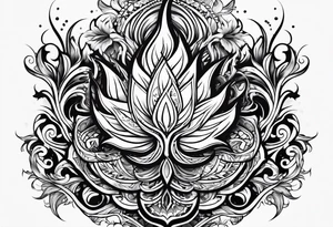 flames tattoo idea