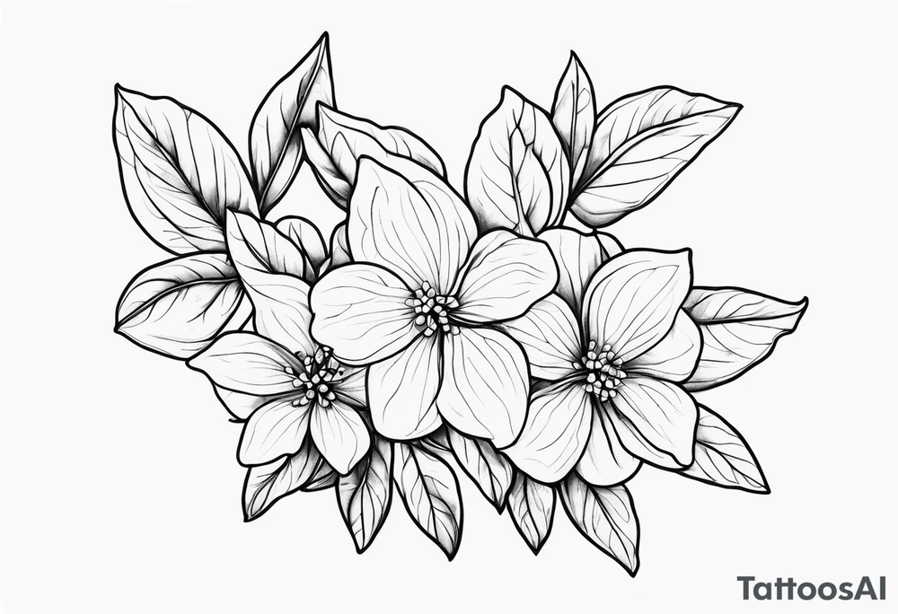 syringa vulgaris tattoo idea