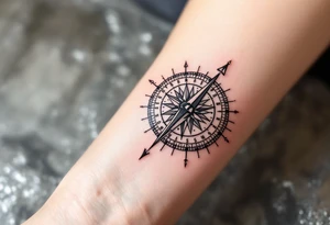 Small Compass tattoo idea