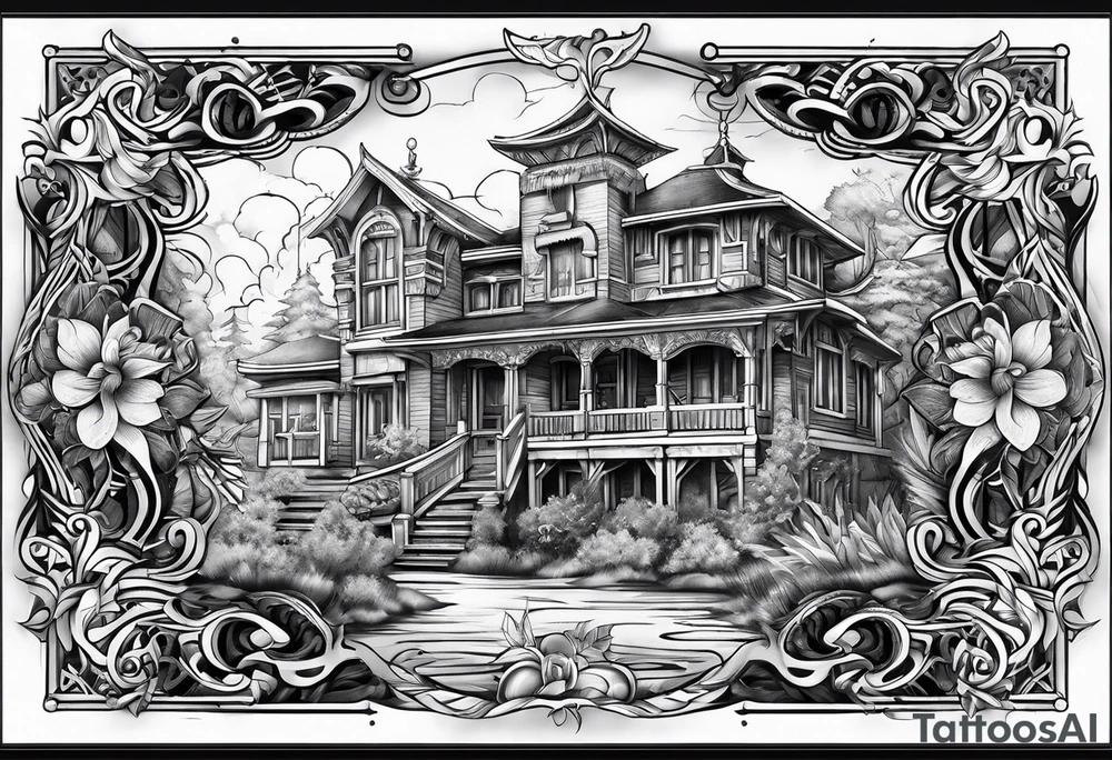 Kids name and dob tattoo idea