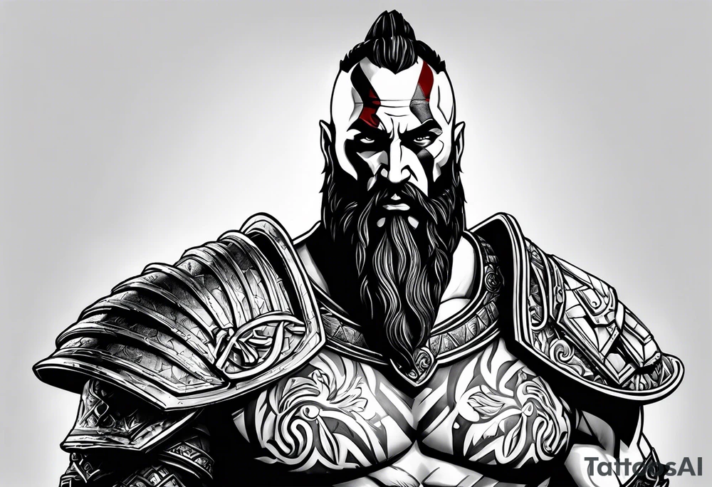 Ares God of War tattoo idea