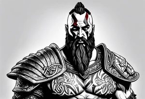 Ares God of War tattoo idea