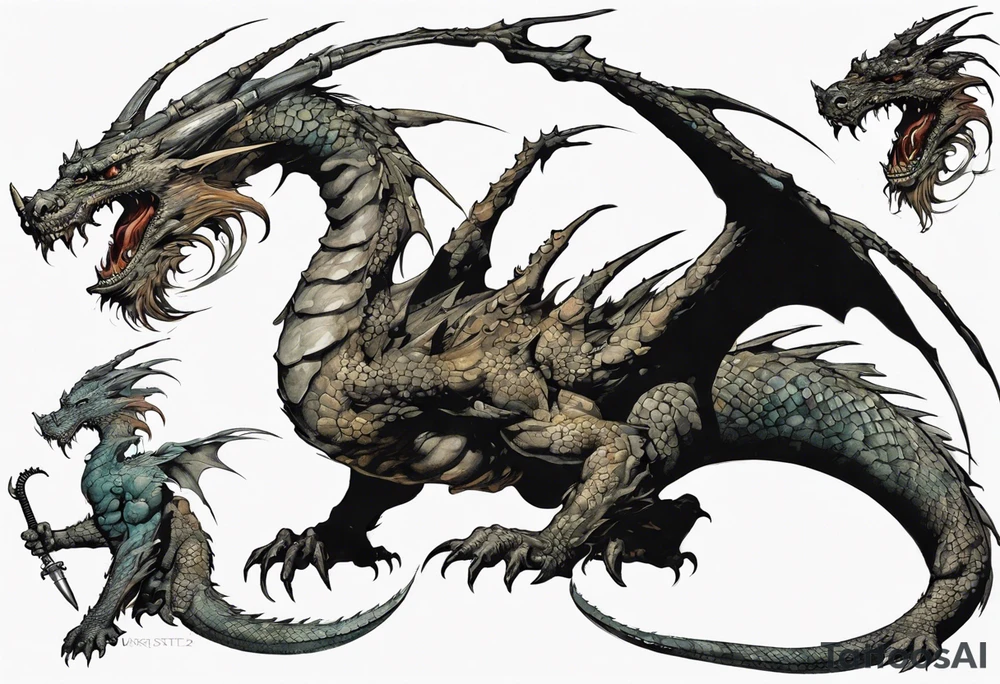 Pellucid
Warrior
Dragon tattoo idea