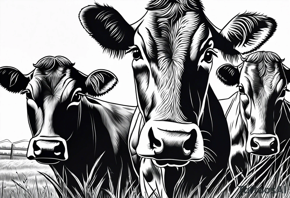 Cows, tractors, lawyer tattoo idea