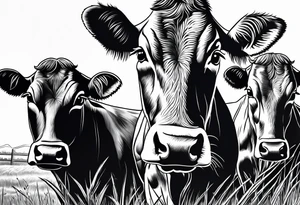 Cows, tractors, lawyer tattoo idea