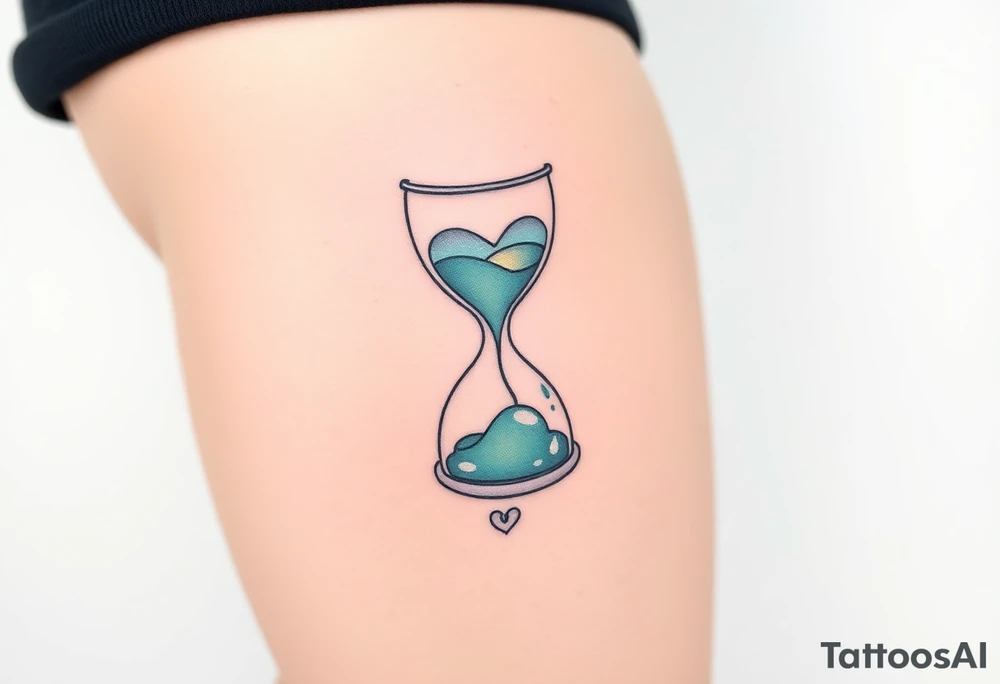 hourglass tattoo idea