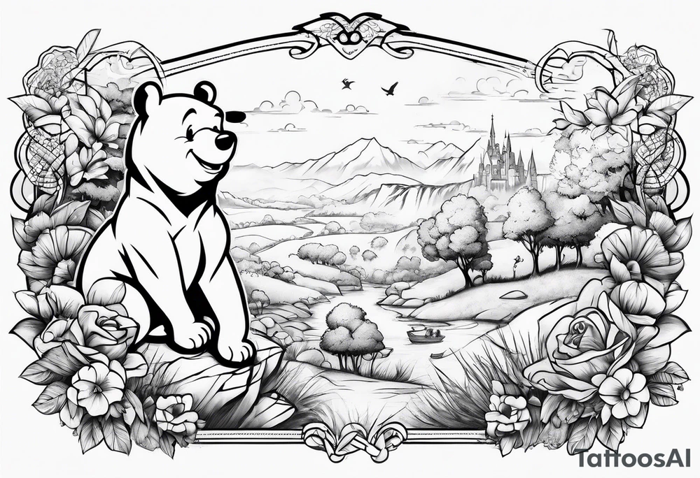 Winnie Pooh tattoo idea