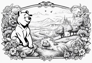 Winnie Pooh tattoo idea