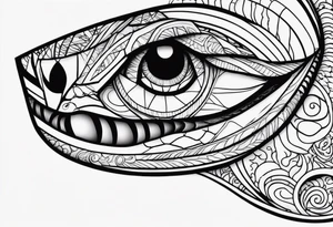 Copperhead eyes tattoo idea
