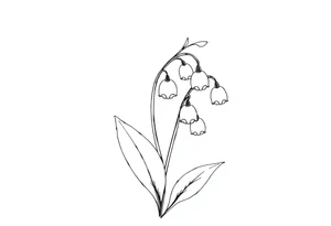 Lily of the valley tattoo idea