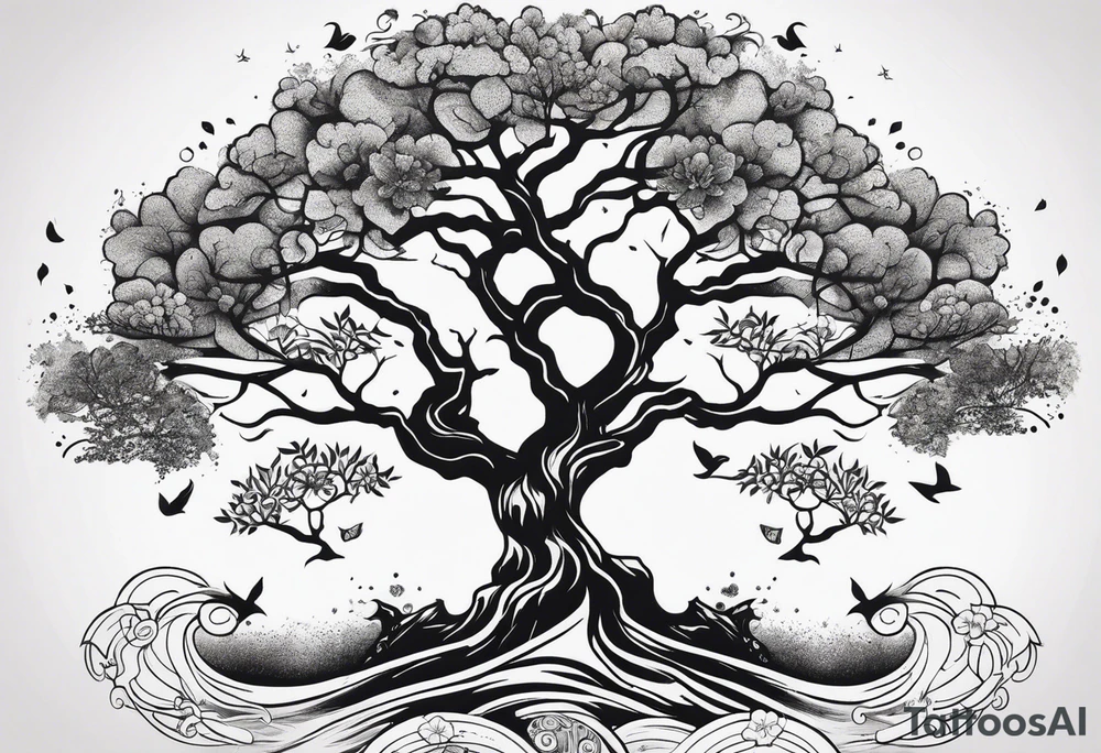 Family tree tattoo idea