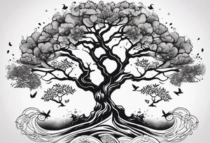 Family tree tattoo idea