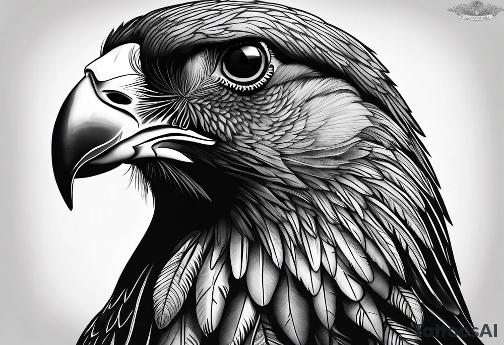 face of a deutchdrahthaar with a pheasant tattoo idea