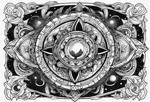 Cosmic horror tattoo idea