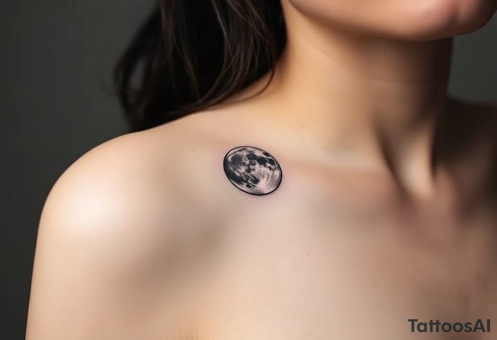 The moon tattoo idea