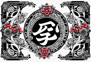 kanji forever tattoo idea