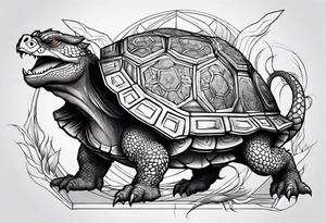 dragon turtle tattoo idea