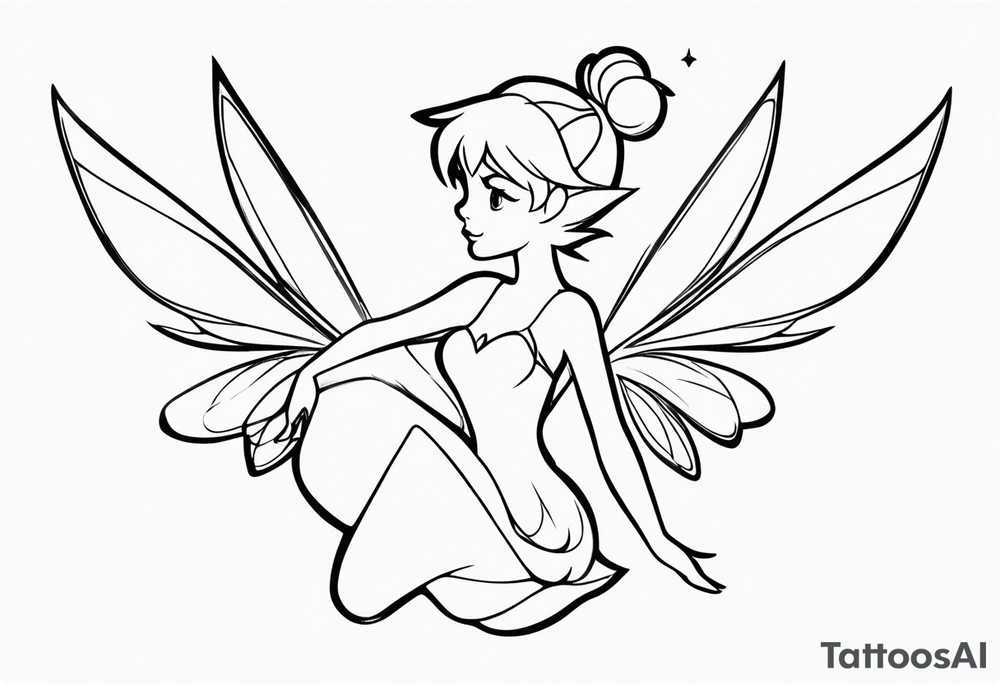 Tinker bell tattoo idea