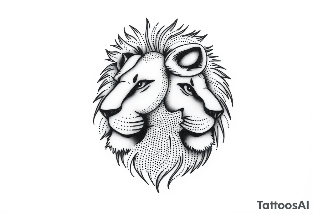 lion tattoo idea