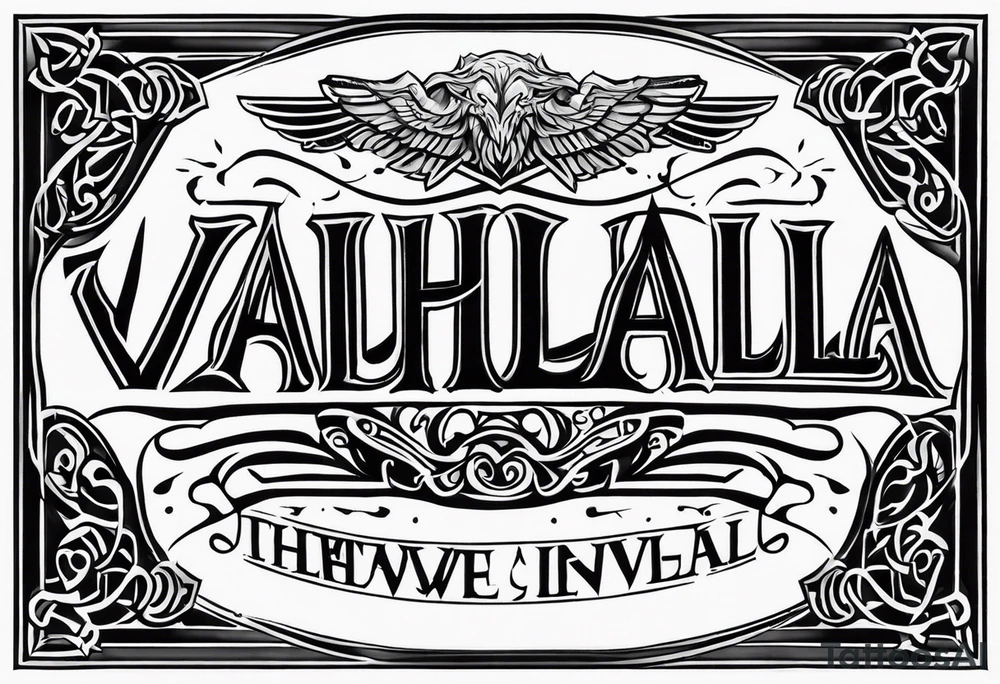 Valhalla tattoo idea