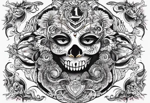 create tattoo featuring number 13 without any elements tattoo idea
