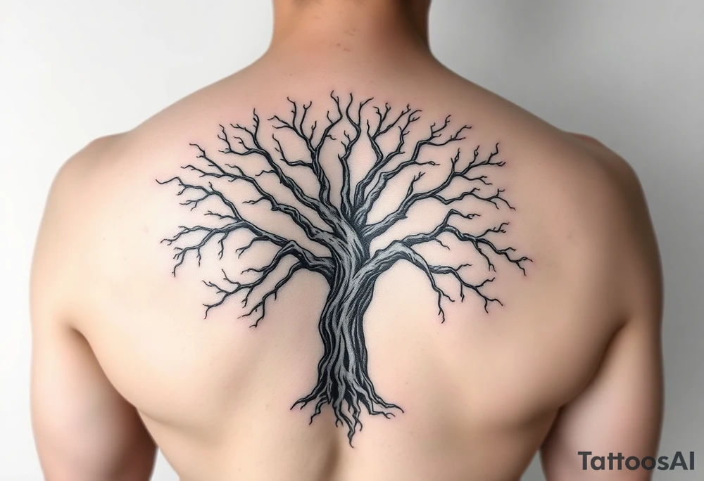 Tree of life old looking but feminine for on my calf tattoo idea