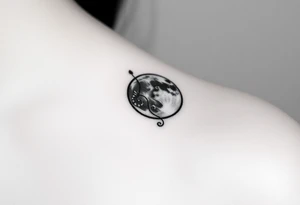 The moon tattoo idea