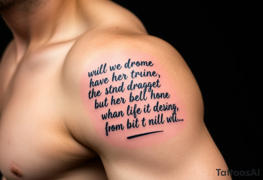 Quotes , paintbrush tattoo idea