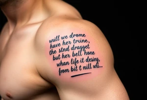 Quotes , paintbrush tattoo idea