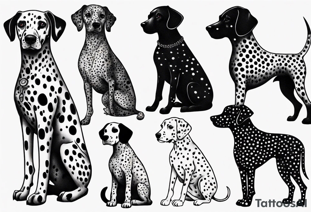 Dalmatian tattoo idea