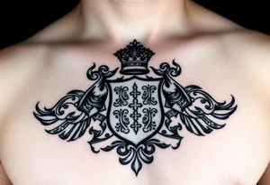 Smith, Irish family crest very intricate tattoo idea