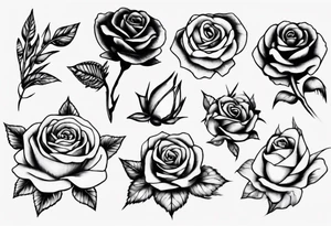 ROSAS NEGRAS tattoo idea