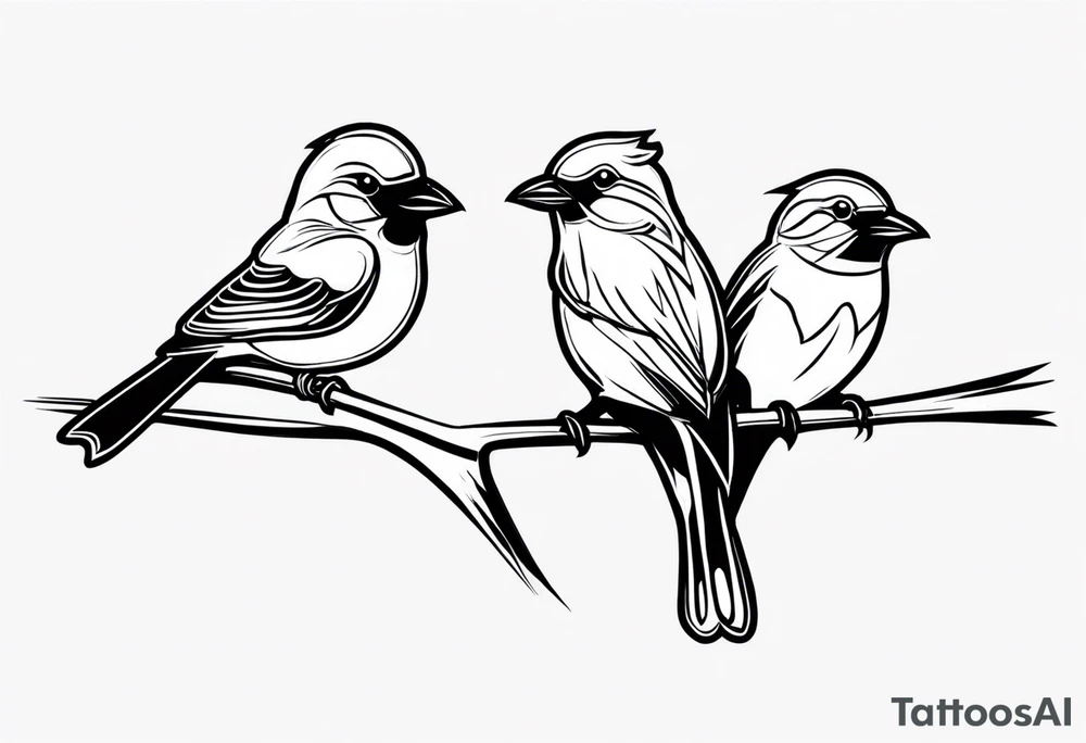 Three little birds Jamaica tattoo idea