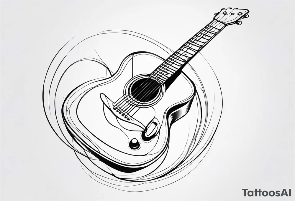 guitar sound tattoo idea