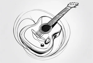 guitar sound tattoo idea