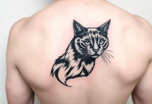 Black Cat tattoo idea