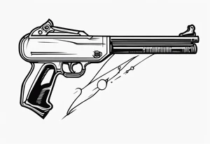 capricorn with shotgun tattoo idea