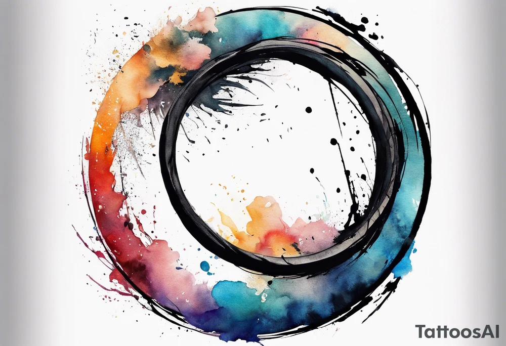 Enso with "integrity" tattoo idea