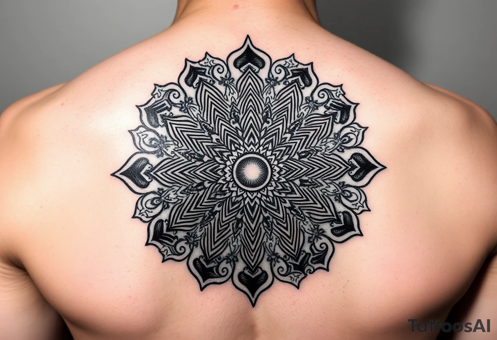 "Ozon logo morphing into a Tibetan mandala. Inside the mandala: hidden text 'Ты не клиент — ты продукт' in Old Church Slavonic font.  

Style: Gritty realism, like a badly done underground tattoo. Black ink, no shading." tattoo idea